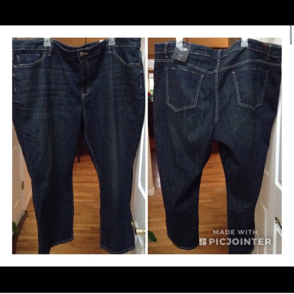 NWT Simply Vera Vera Wang plus size jeans 👖 24W - Picture 2 of 11